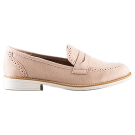 Sun Color Classic suede shoes beige