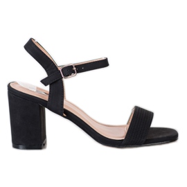 Nio Nio Casual Sandals On A Bar black Nio Nio Casual Sandals On A Bar black