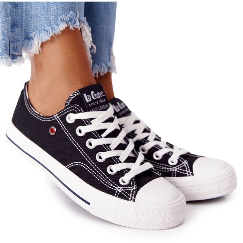 Lee Cooper LCW-21-31-0097L Black Women's Sneakers white Lee Cooper LCW-21-31-0097L Black Women's Sneakers white