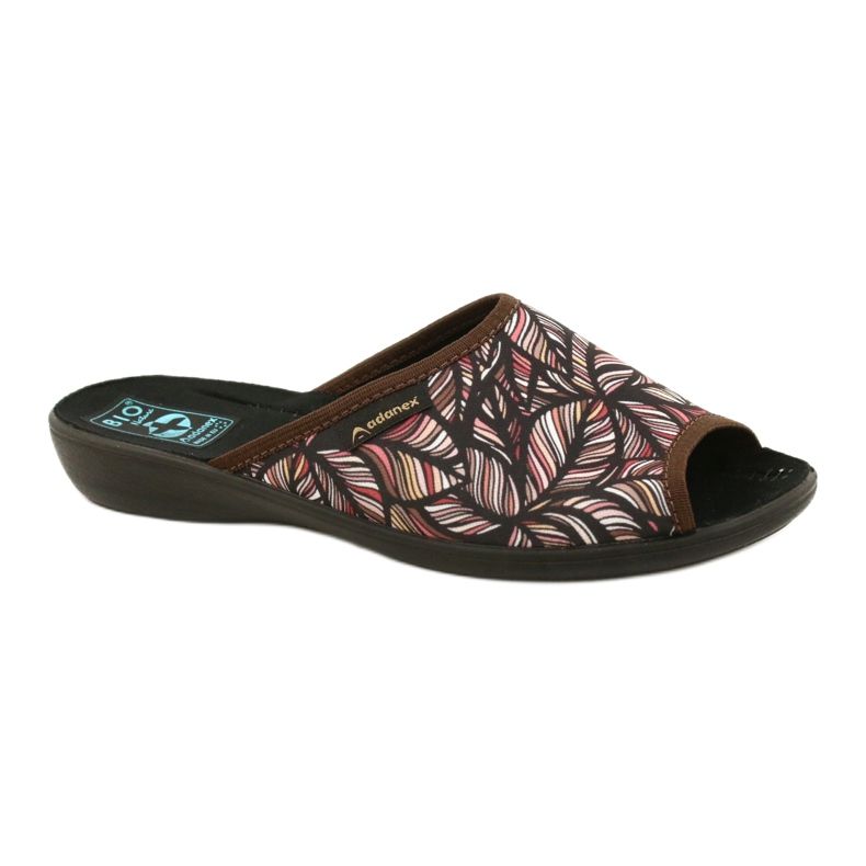 Adanex Tęg leaves flip-flops. G1 / 2 24616 beige brown red