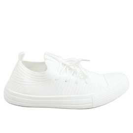 White PC06P White socks for women