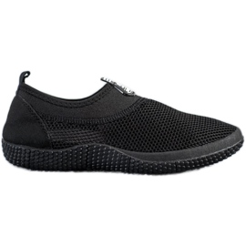 SHELOVET Openwork Slip On Shoes black SHELOVET Openwork Slip On Shoes black