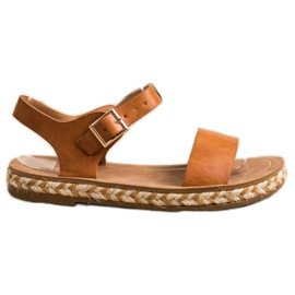 SHELOVET Comfortable brown sandals SHELOVET Comfortable brown sandals