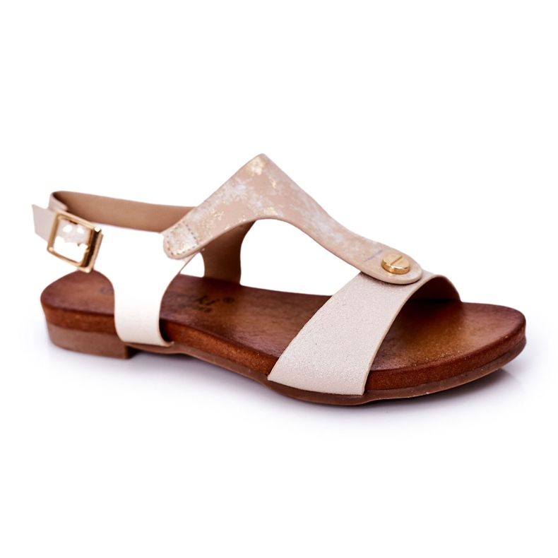 S.Barski Children's Sandals S. Bararski Comfort Złote golden S.Barski Children's Sandals S. Bararski Comfort Złote golden