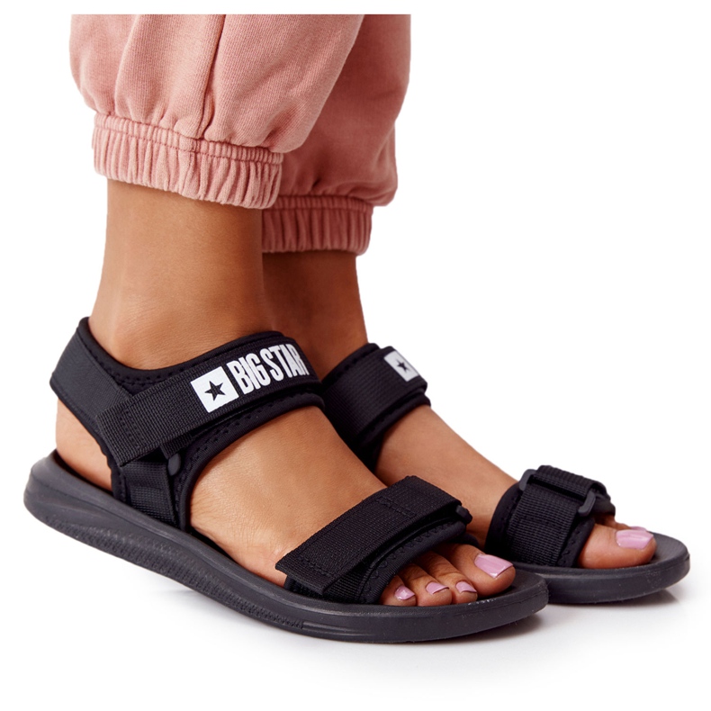Women's sports sandals Big Star HH274A024 Black