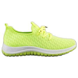 SHELOVET Neon Sneakers green SHELOVET Neon Sneakers green