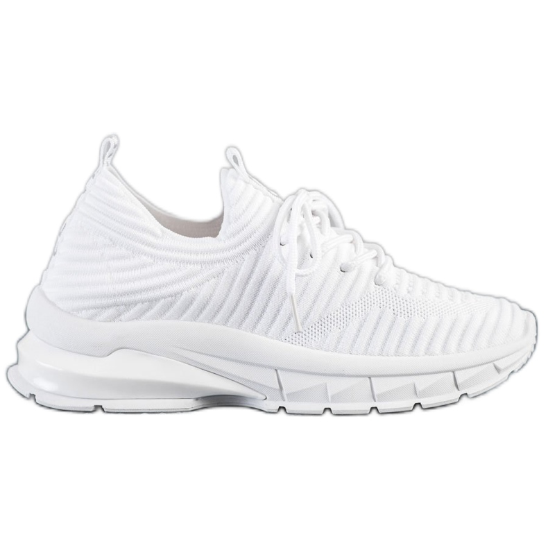 SHELOVET White Sneakers On The Platform