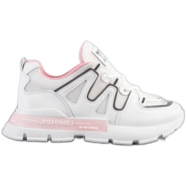 SHELOVET White Fashion Sneakers