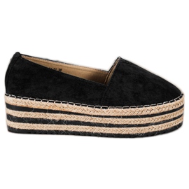 Mannika Espadrilles On High Platform black