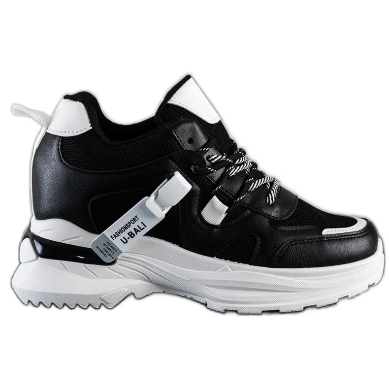 SHELOVET Black Fashion Sneakers