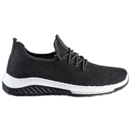 SHELOVET Black Sport Shoes
