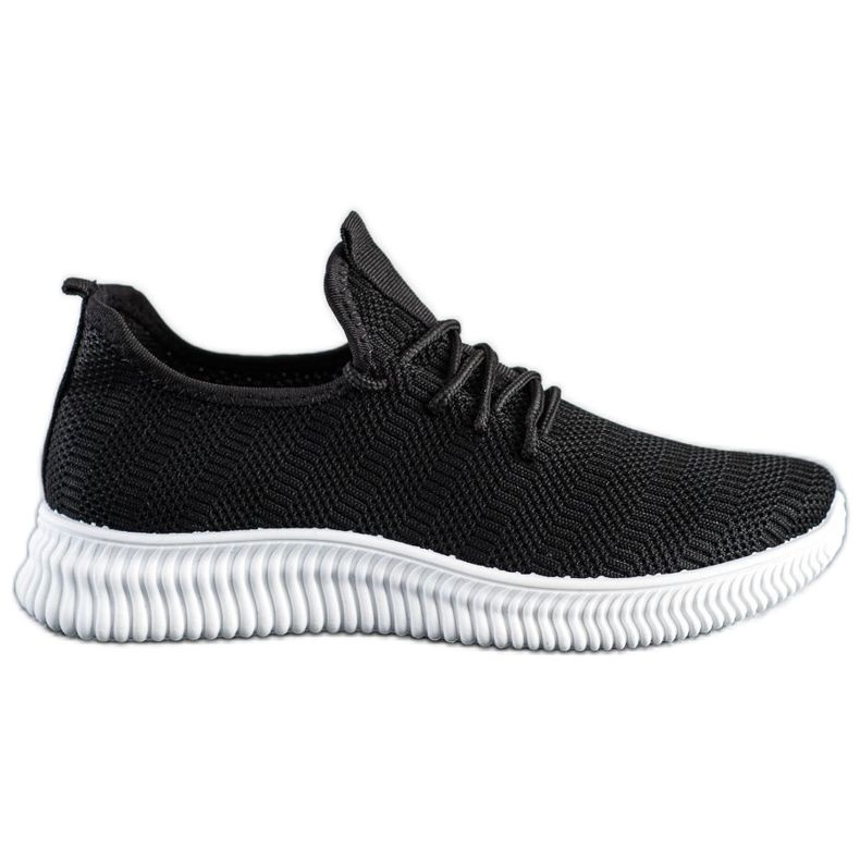 SHELOVET Textile Sport Shoes black