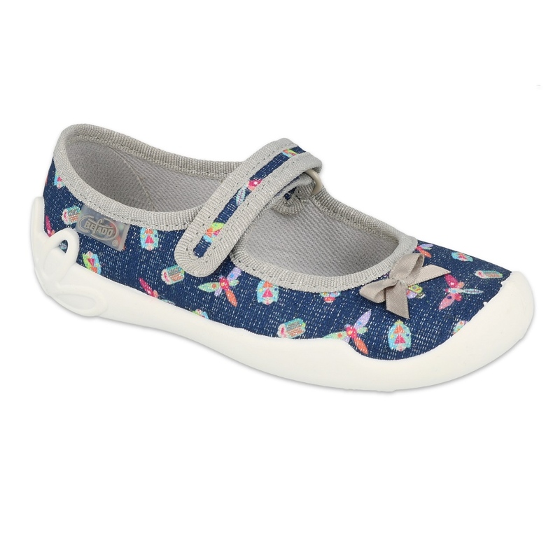 Befado children's shoes 114Y445 navy blue grey Befado children's shoes 114Y445 navy blue grey
