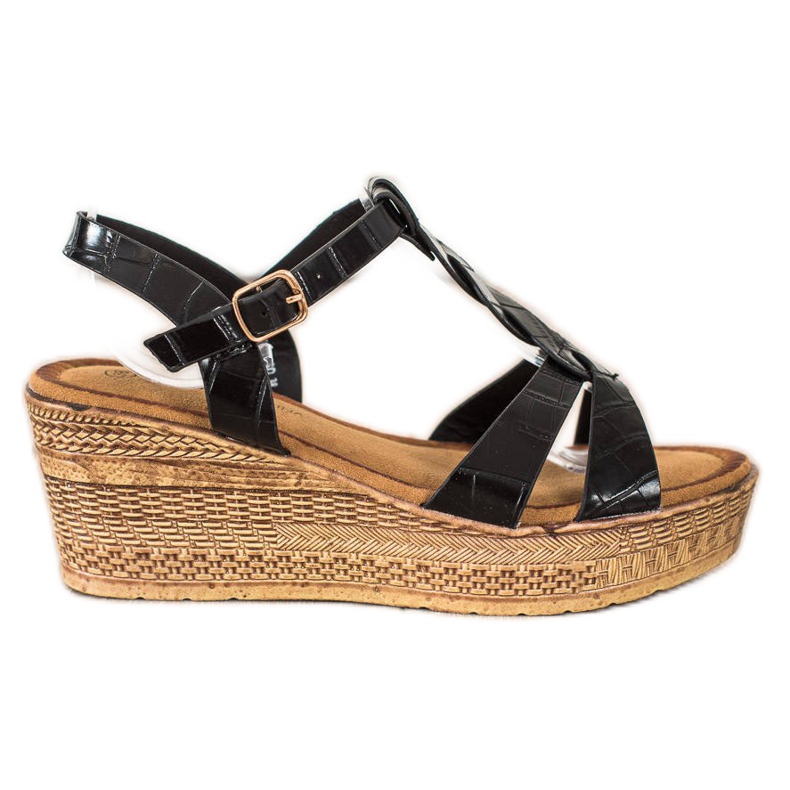 Queentina Eco Leather Sandals black Queentina Eco Leather Sandals black