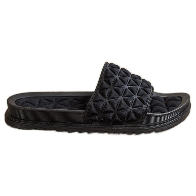 Renda Casual Black Slippers