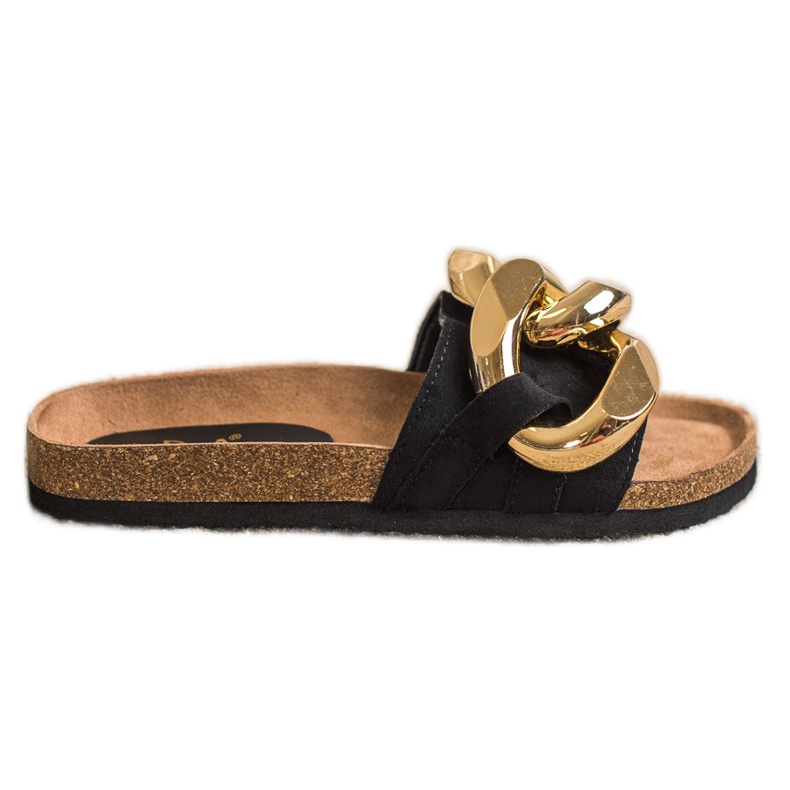 Sabatina Fashion slippers black