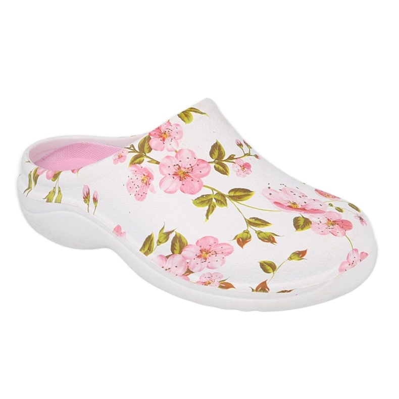 Befado women's shoes - flower 1 white / pink 154D101 Befado women's shoes - flower 1 white / pink 154D101