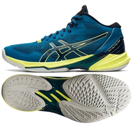 asics blue volleyball shoes