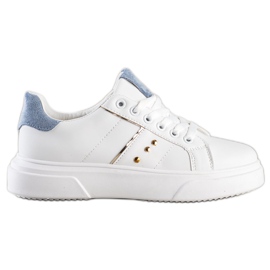 SHELOVET Eco Leather Sneakers white SHELOVET Eco Leather Sneakers white