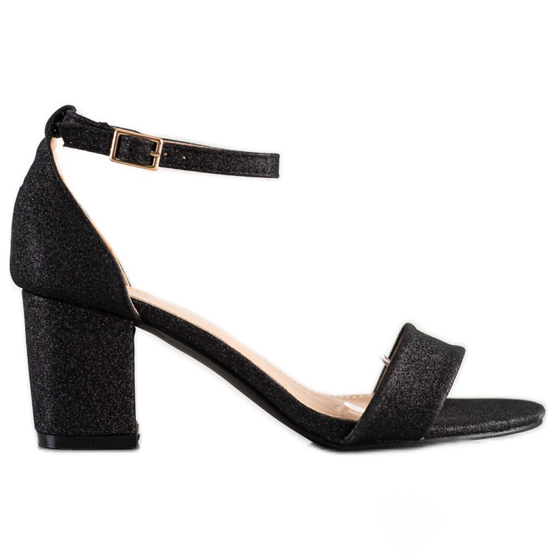 Mannika Classic Sandals With Glitter black