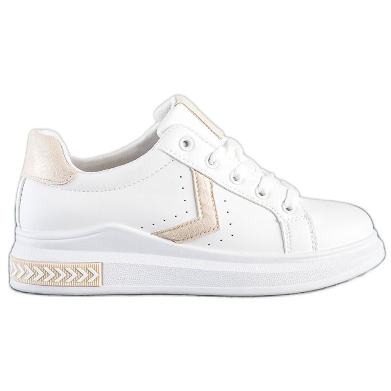 SHELOVET Eco Leather Sneakers white