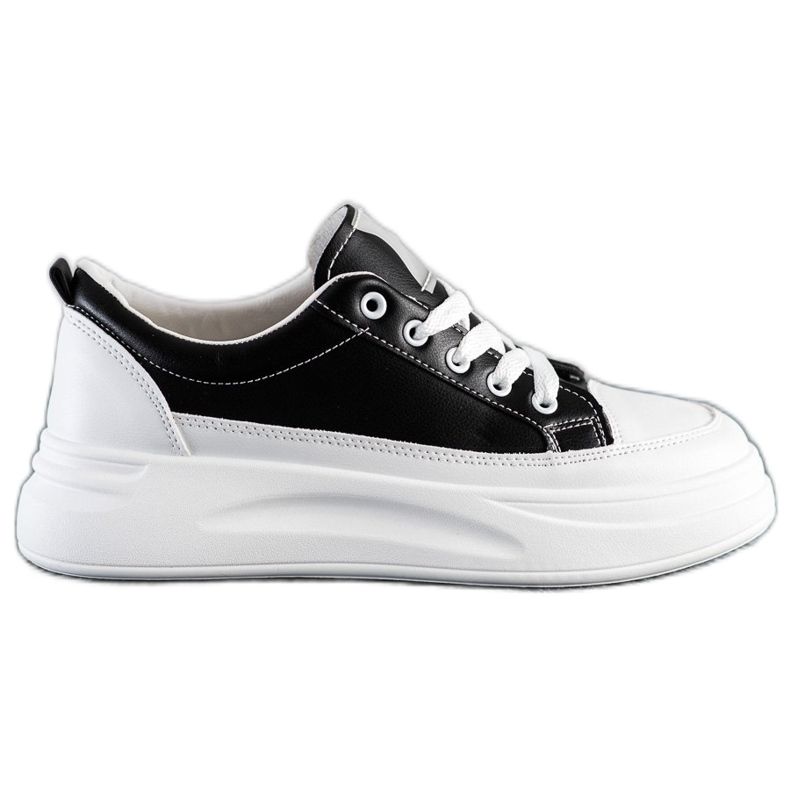 SHELOVET Fashion Sneakers On The Platform black