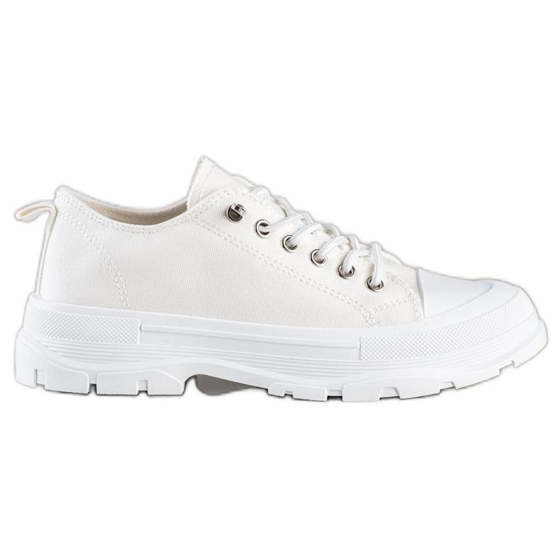 Sabatina Fashionable Sneakers On The Platform beige