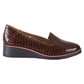 Lordsy Snake Print VINCEZA brown