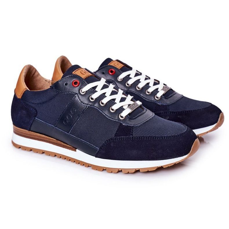 Men's sports shoes GOE HH1N4053 Navy blue sneakers