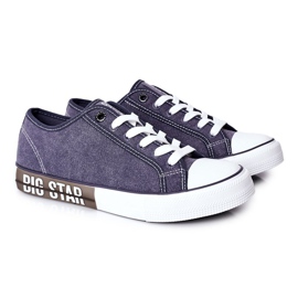 Men's Big Star HH174047 Navy blue sneakers