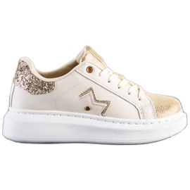 SHELOVET Stylish Sneakers On The Platform beige
