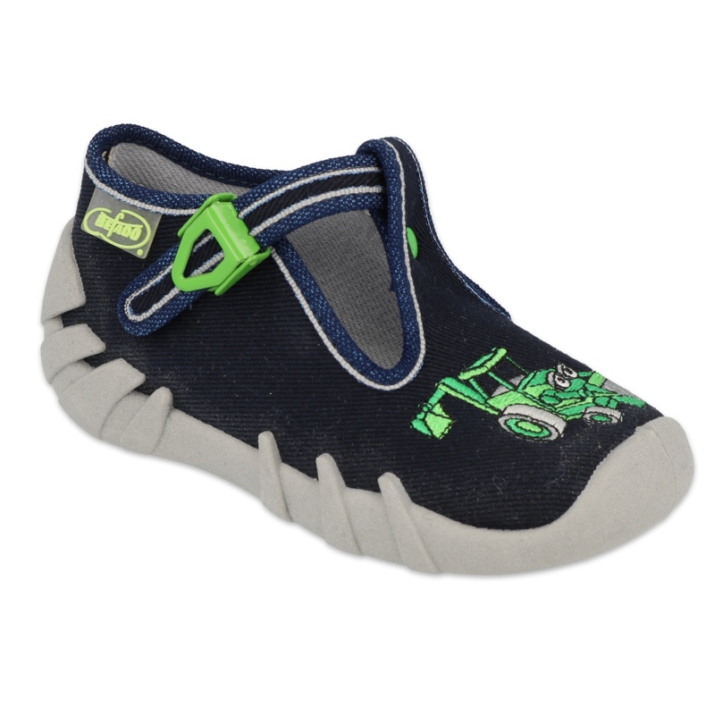 Befado children's shoes 110P430 black green Befado children's shoes 110P430 black green