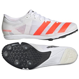 Adidas Distancestar W FY4095 running spikes white Adidas Distancestar W FY4095 running spikes white