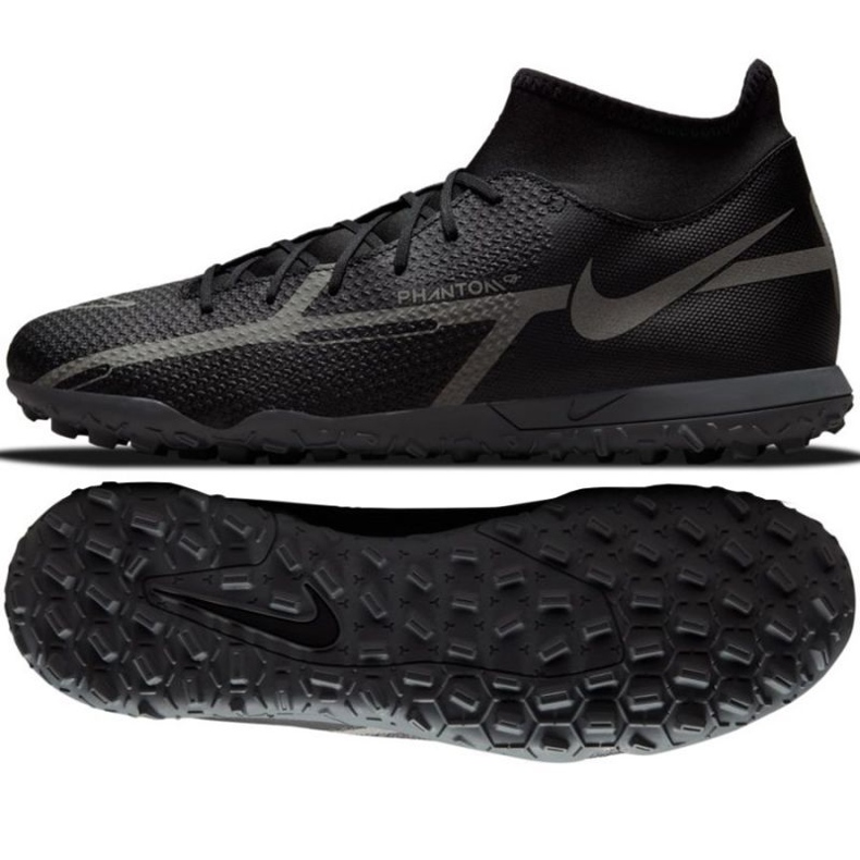 Nike Phantom GT2 Club Dynamic Fit Tf M DC0820 004 football shoes black black