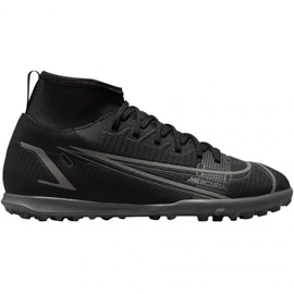 Nike Mercurial Superfly 8 Club Tf Jr CV0795-004 football shoes black black Nike Mercurial Superfly 8 Club Tf Jr CV0795-004 football shoes black black