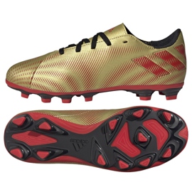 Adidas Nemeziz Messi .4 FxG Jr FY0810 football boots golden golden
