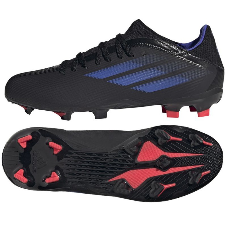 Adidas X Speedflow.3 Fg Jr FY3306 football boots black black
