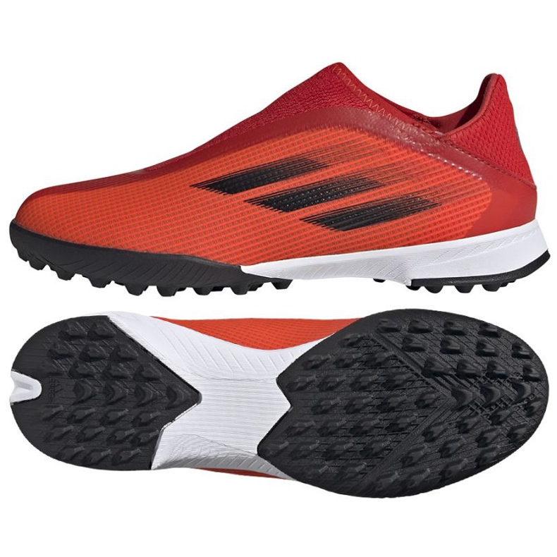 Adidas X Speedflow.3 Ll Tf Jr FY3255 football boots multicolored oranges and reds