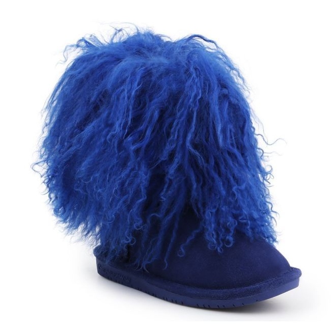 Blue fur hotsell shoes