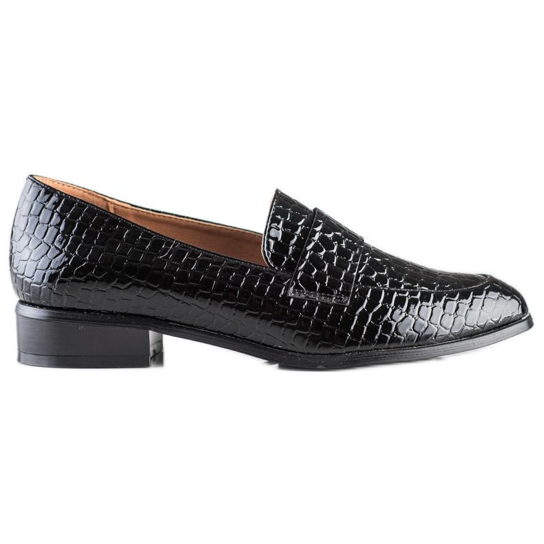 Snake Print VINCEZA loafers black