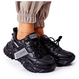 Women's sports shoes Sneakers Big Star GG274215 Black-Gray