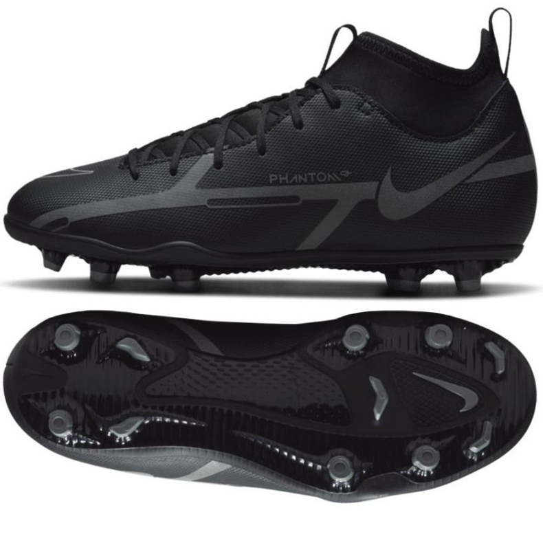 Nike Phantom GT2 Club Dynamic Fit FG / MG Jr DC0822 004 football shoes black black
