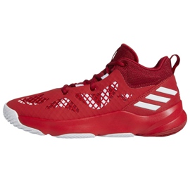 Red basketball deals shoes adidas
