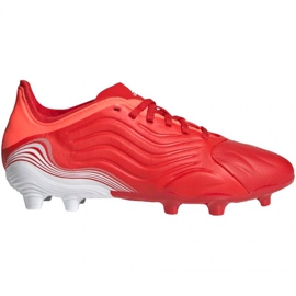 Adidas Copa Sense.1 Fg Jr FY6160 football boots red oranges and reds Adidas Copa Sense.1 Fg Jr FY6160 football boots red oranges and reds