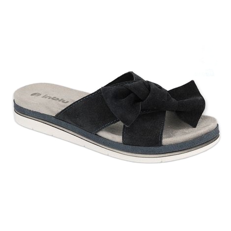 Inblu slippers women's shoes 158D156 navy blue