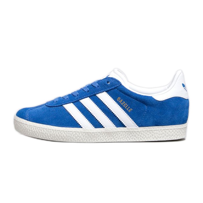 Adidas Gazelle J Jr BB2501 shoes white blue Adidas Gazelle J Jr BB2501 shoes white blue