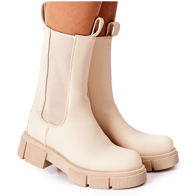 PS1 Warm Boots Beige Jodhpur boots Must Have