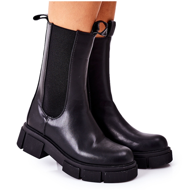 PS1 Black Warm Booties Jodhpur boots Must Have