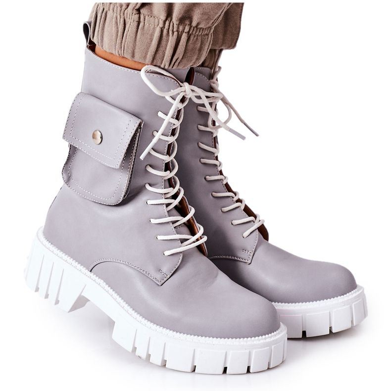 PS1 Warm Workers With Pocket Light Gray Awesome grey