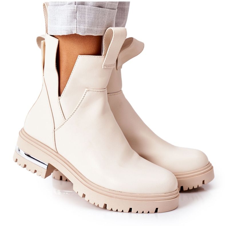 PS1 Warm Boots Jodhpur boots Beige Rock It